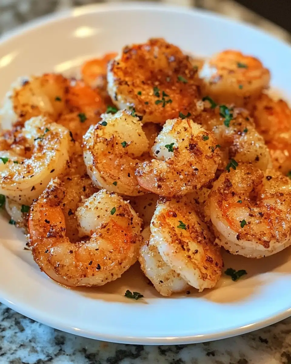 Final dish - Crispy Air Fryer Garlic Parmesan Shrimp Recipe You Need to Try