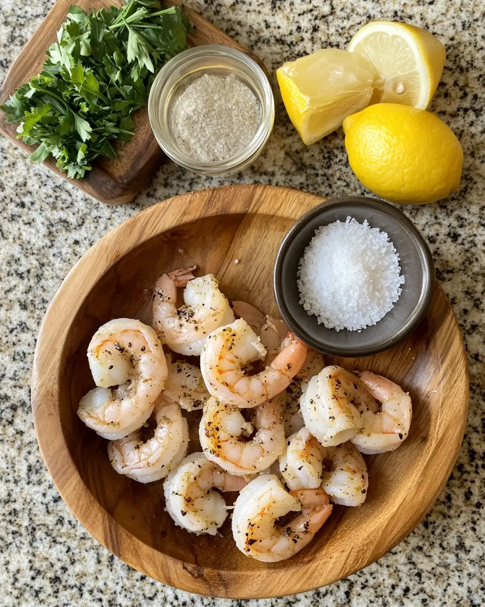 Ingredients for Crispy Air Fryer Garlic Parmesan Shrimp Recipe You Need to Try
