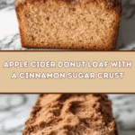 Apple Cider Donut Loaf 🍏🍩