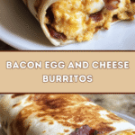 Bacon Egg and Cheese Burritos 🌯🥓