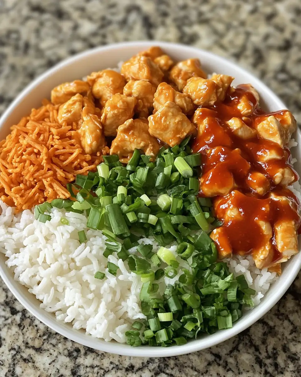 Ingredients for Savor the Flavor: Bang Bang Chicken Bowl with Creamy Sauce Delight