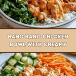 Bang Bang Chicken Bowl with Creamy Sauce 🍗🌶️