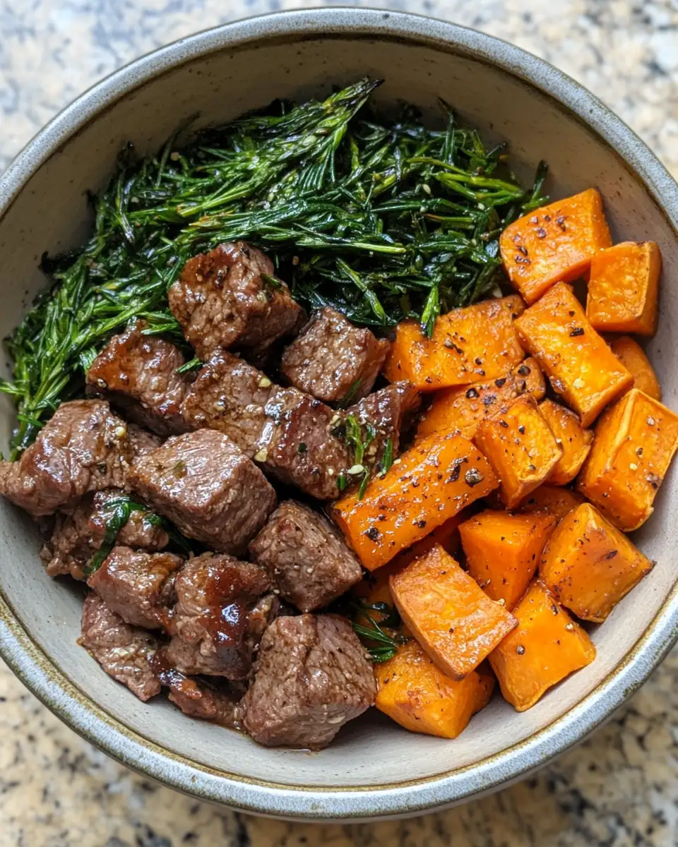 Final dish - Fuel Your Day with a Beef and Sweet Potato Power Bowl