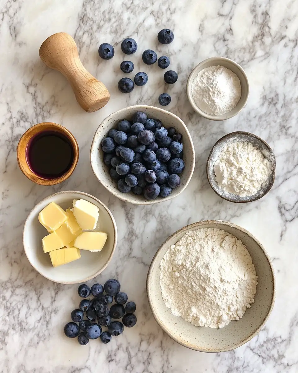 Ingredients for Blueberry Buttermilk Pancake Casserole: A Breakfast Delight Bursting with Flavor