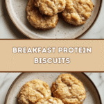 Breakfast Protein Biscuits 🥞💪