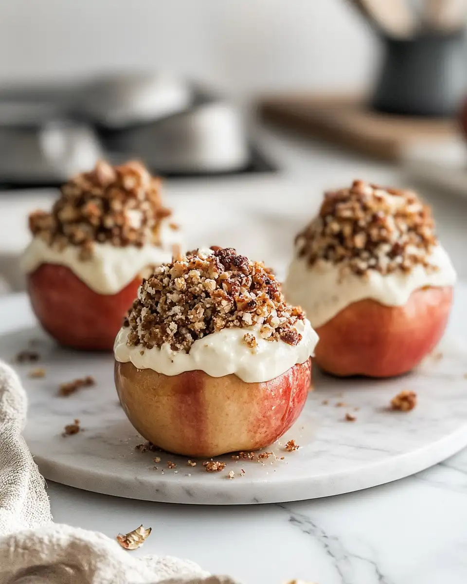 Decadent Delight: Cheesecake Stuffed Baked Apples for the Perfect Fall Treat - Featured Image