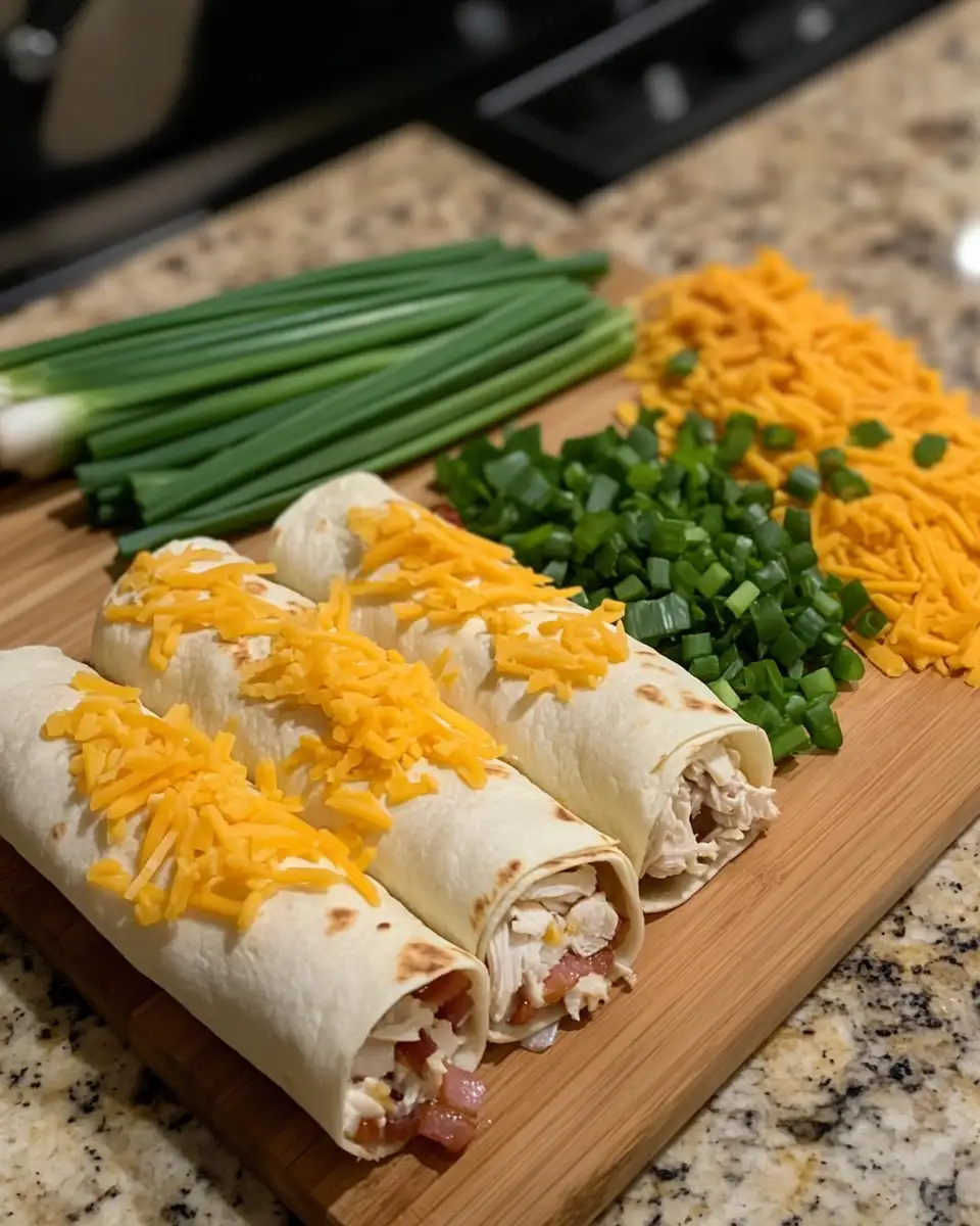 Ingredients for Irresistible Chicken Bacon Ranch Roll Ups for Your Next Gathering