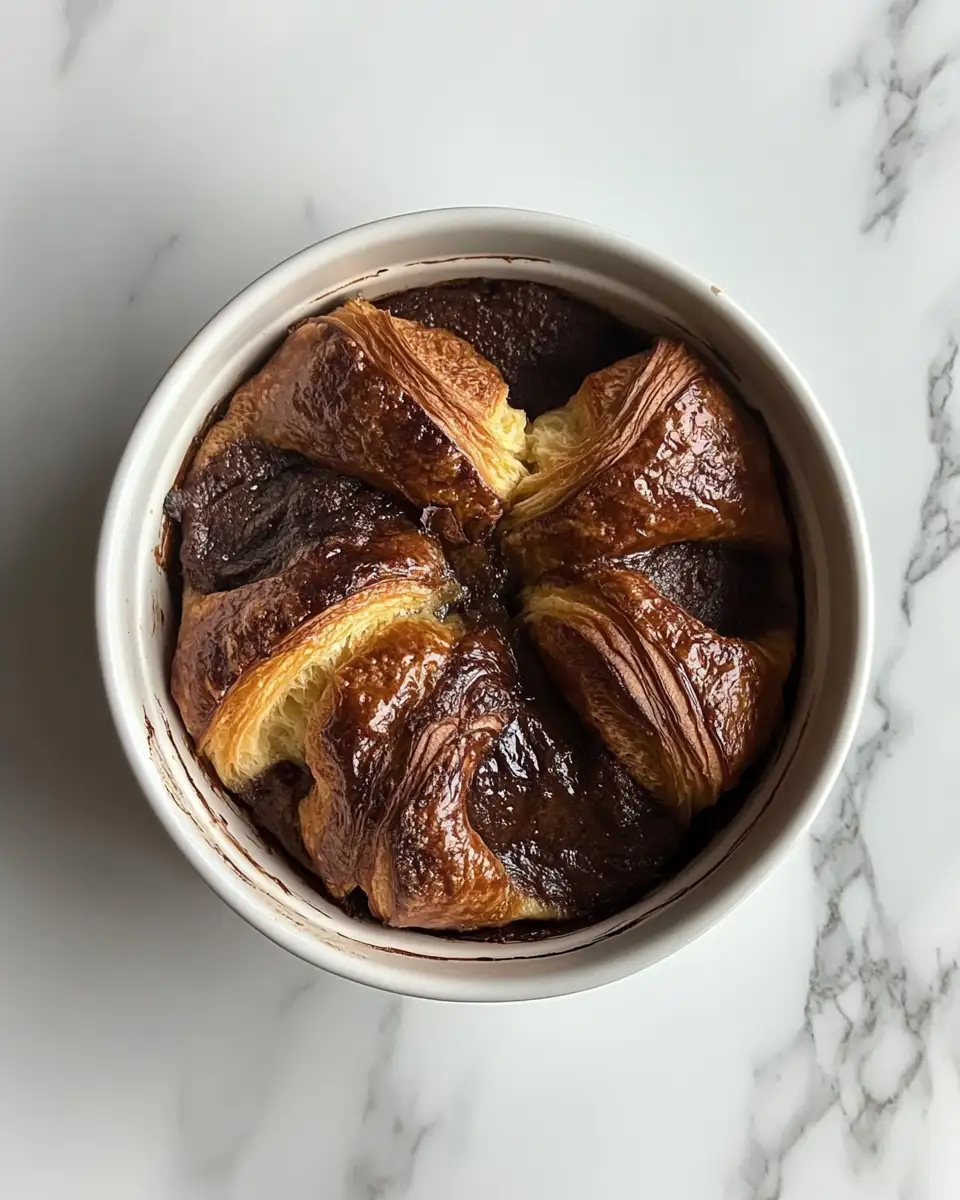 Final dish - Indulge in a Decadent Chocolate Croissant Breakfast Bake