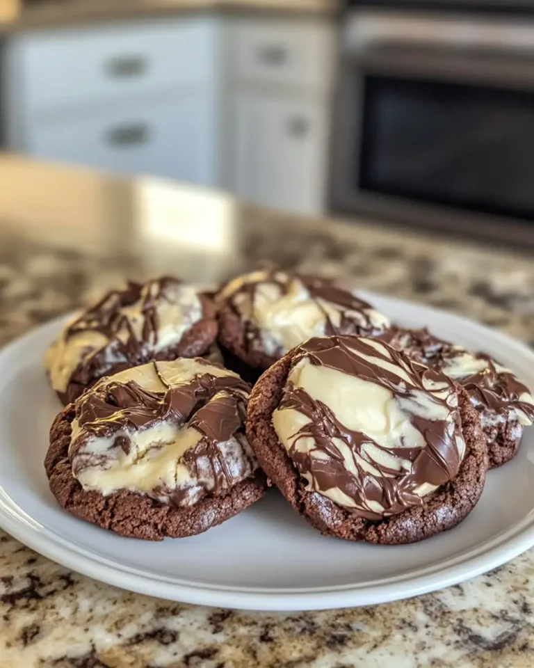 Indulge in Bliss with Chocolate Marshmallow Swirl Cookies - Featured Image