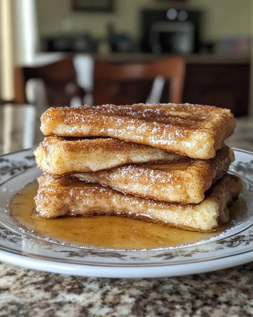 Final dish - Indulge Your Senses: Churro Stuffed French Toast with Cinnamon Sugar Delight