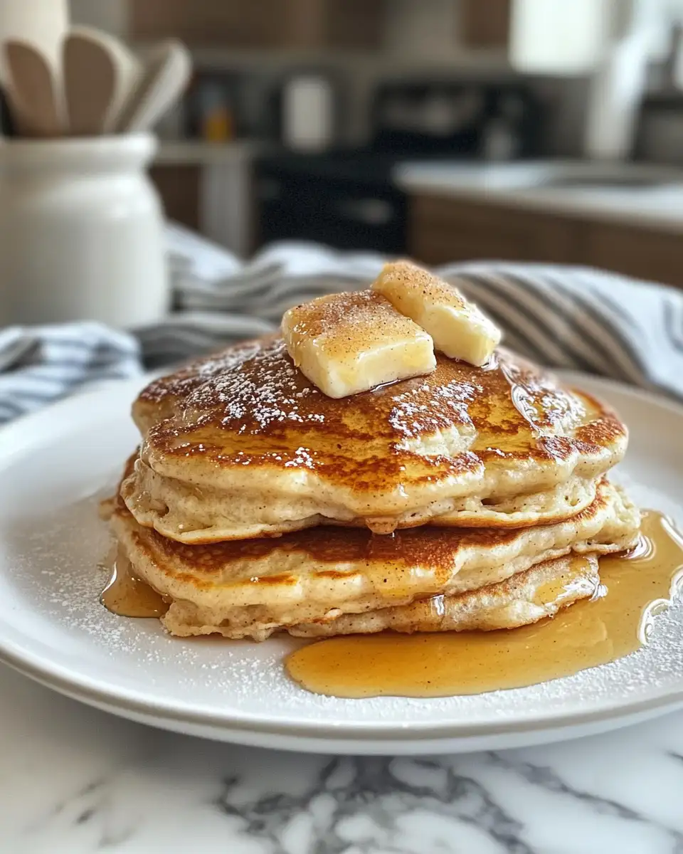 Final dish - Fluffy Cinnamon Brown Sugar Pancakes That Will Sweeten Your Morning