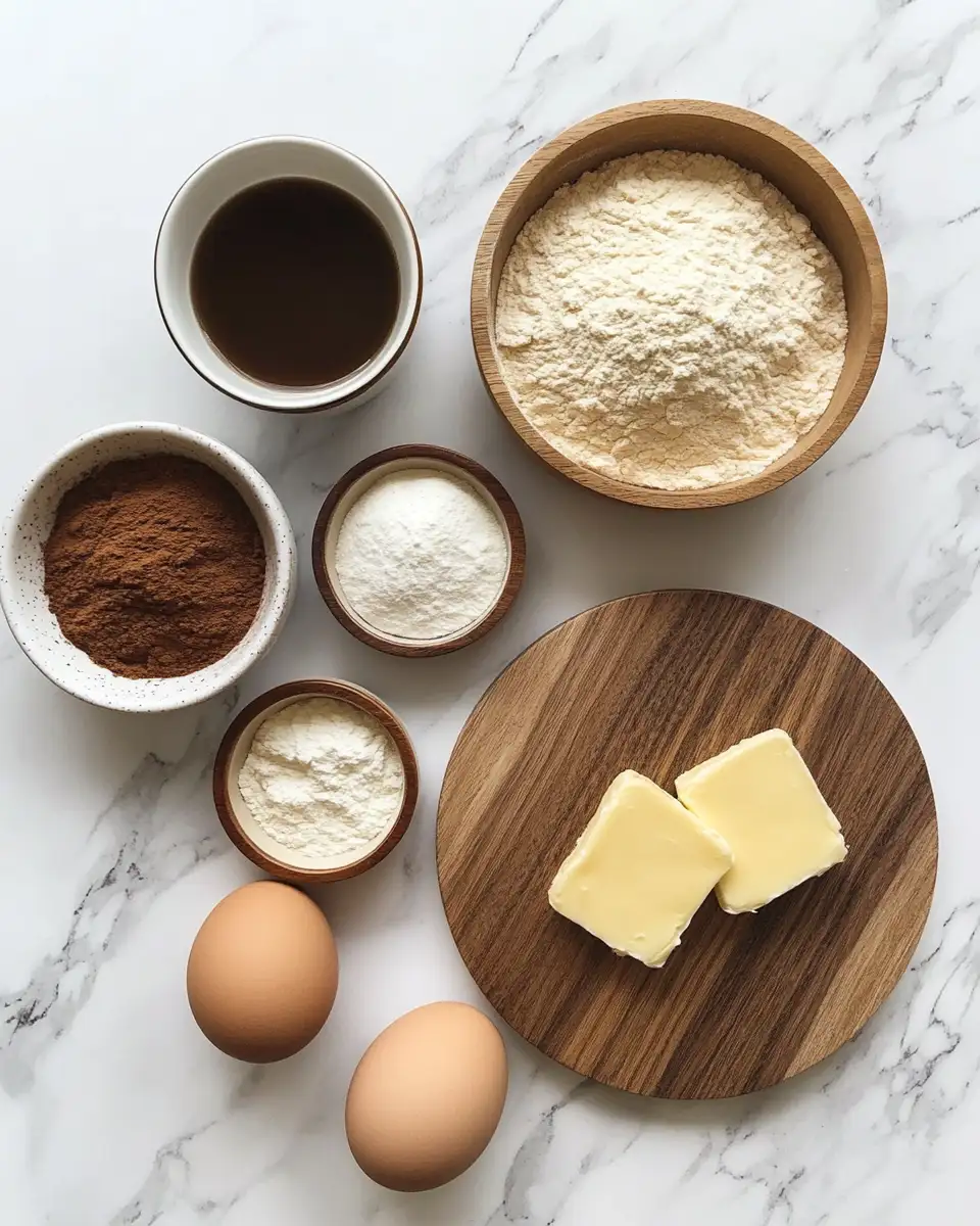 Ingredients for Fluffy Cinnamon Brown Sugar Pancakes That Will Sweeten Your Morning