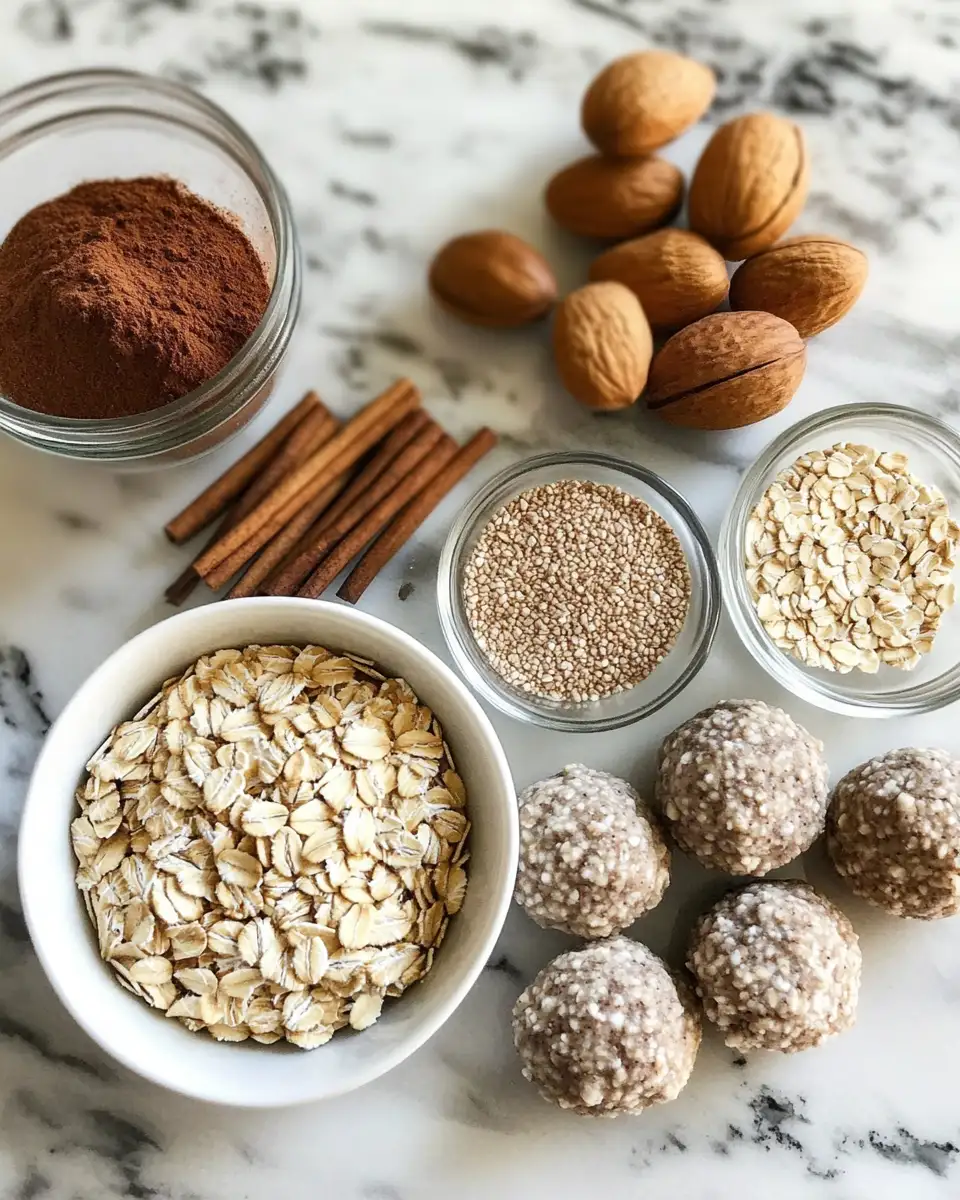 Ingredients for Irresistible Cinnamon Roll Protein Bites That Fuel Your Day