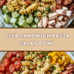 Club Sandwich Pasta Salad Bowl 🥗🥪