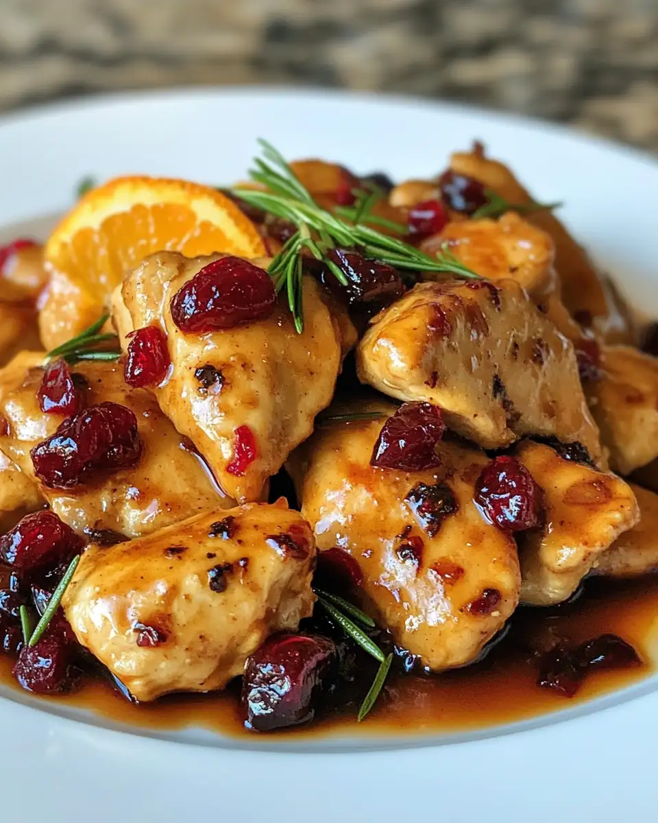 Sweet and Tangy Delight Cranberry Orange Chicken Recipe to Savor - Featured Image
