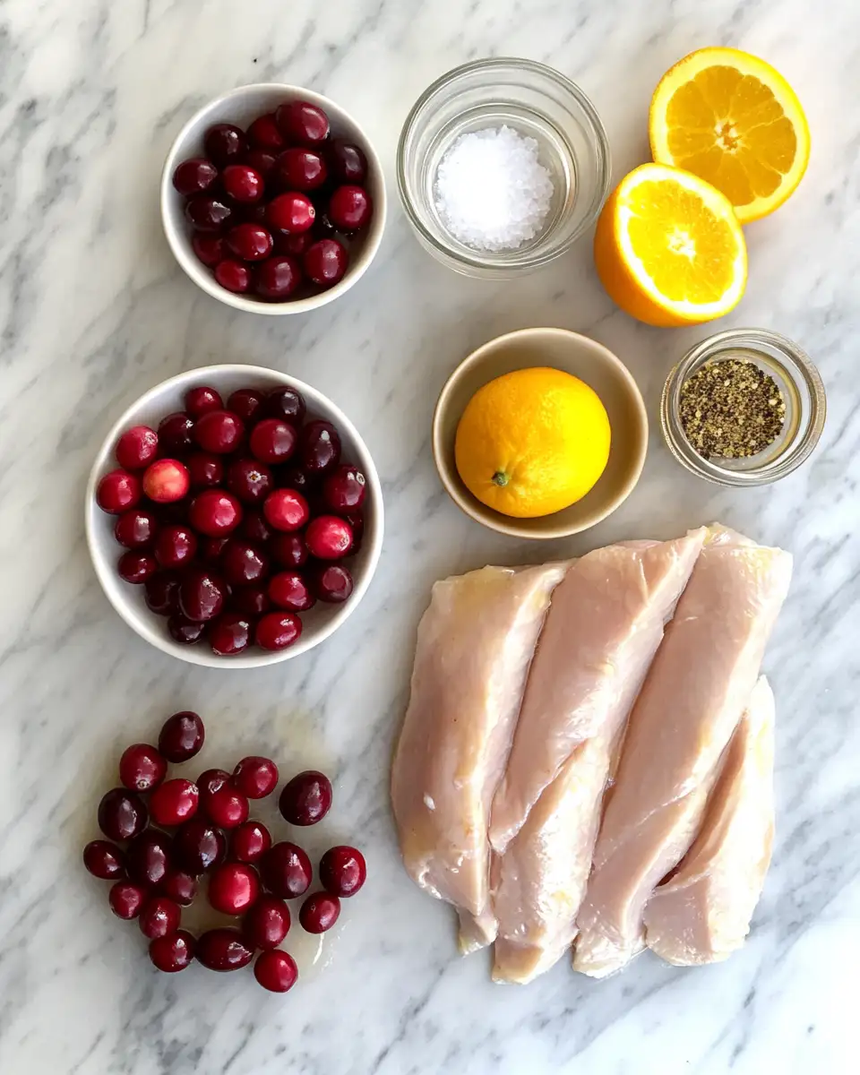 Ingredients for Cranberry Orange Glazed Turkey Breast: A Festive Flavor Fusion