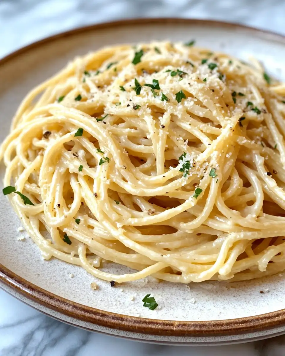 Indulge in the Ultimate Creamy Garlic Parmesan Spaghetti Experience - Featured Image