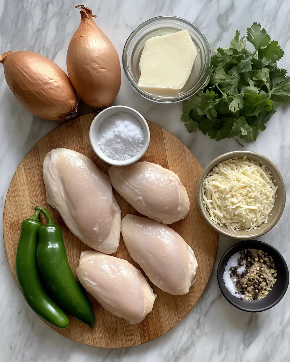 Ingredients for Irresistibly Creamy Jalapeño Chicken Skillet Recipe You Need to Try