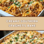 Creamy Southern Spaghetti Bake 🍝🌟