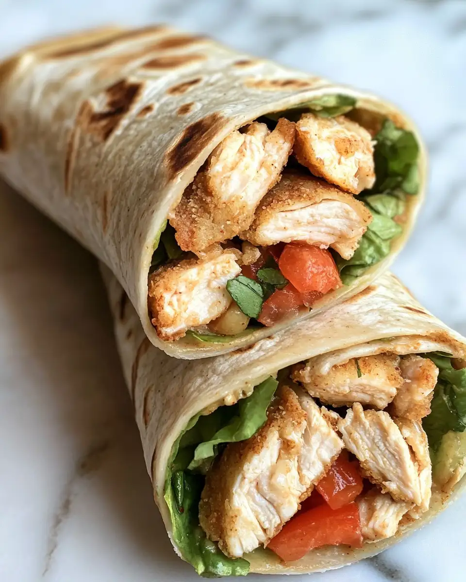 Final dish - Crunch into Flavor: The Ultimate Crispy Chicken Ranch Snack Wrap Experience