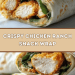 Crispy Chicken Ranch Snack Wrap 🥙🍗