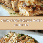 Crockpot Garlic Parm Chicken 🍗🧄