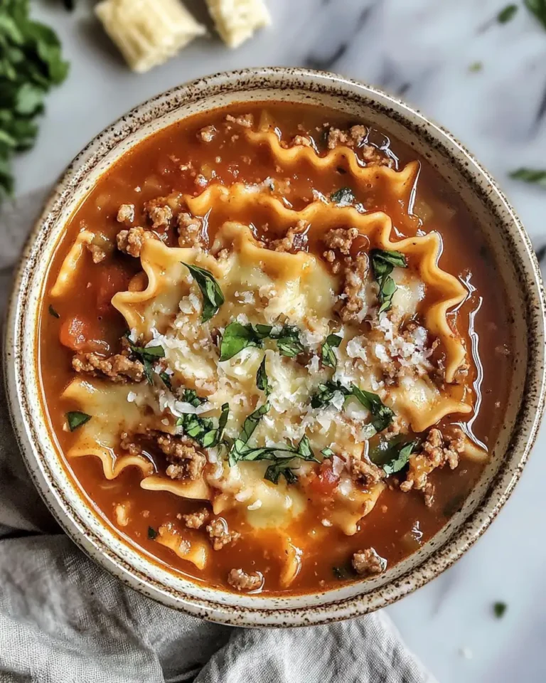 Cozy Up with This Easy Crockpot Lasagna Soup Recipe - Featured Image