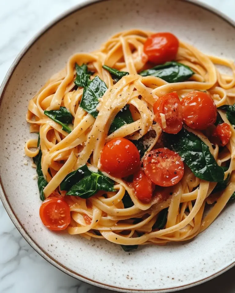 Delicious Spinach Tomato Pasta That Will Delight Your Taste Buds - Featured Image