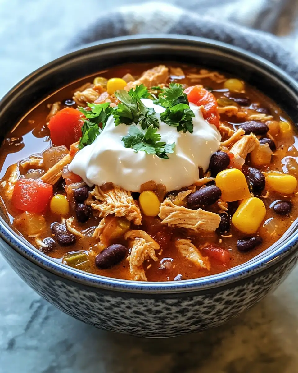 Easy Chicken Taco Soup Recipe for a Cozy Weeknight Meal - Featured Image