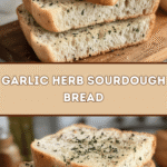 Garlic Herb Sourdough Bread 🥖🧄