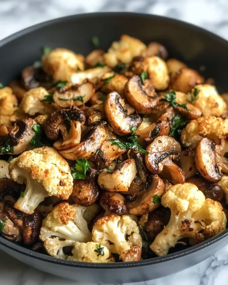 Sizzle and Savor: Irresistible Garlic Mushroom Cauliflower Skillet - Featured Image
