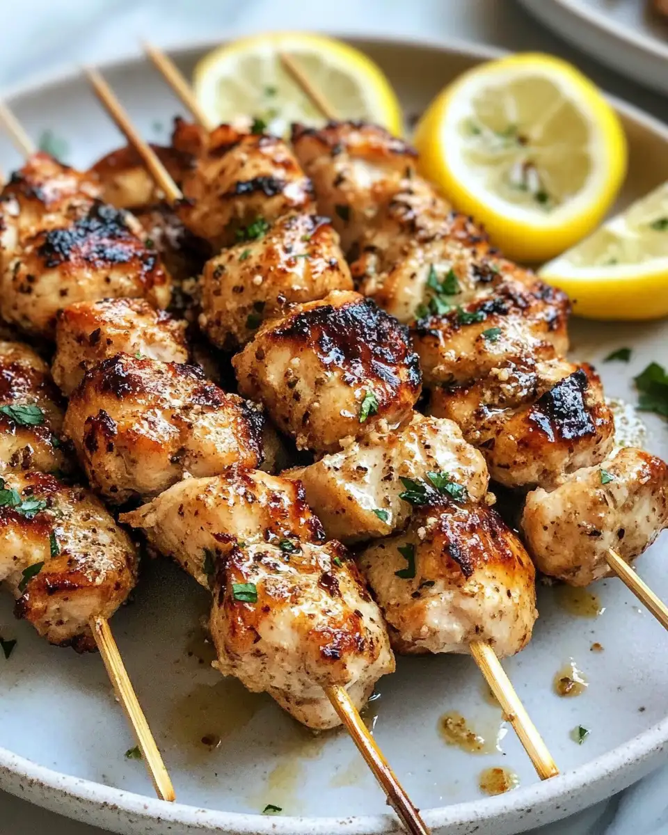 Mouthwatering Garlic Parmesan Chicken Skewers You Need to Try - Featured Image
