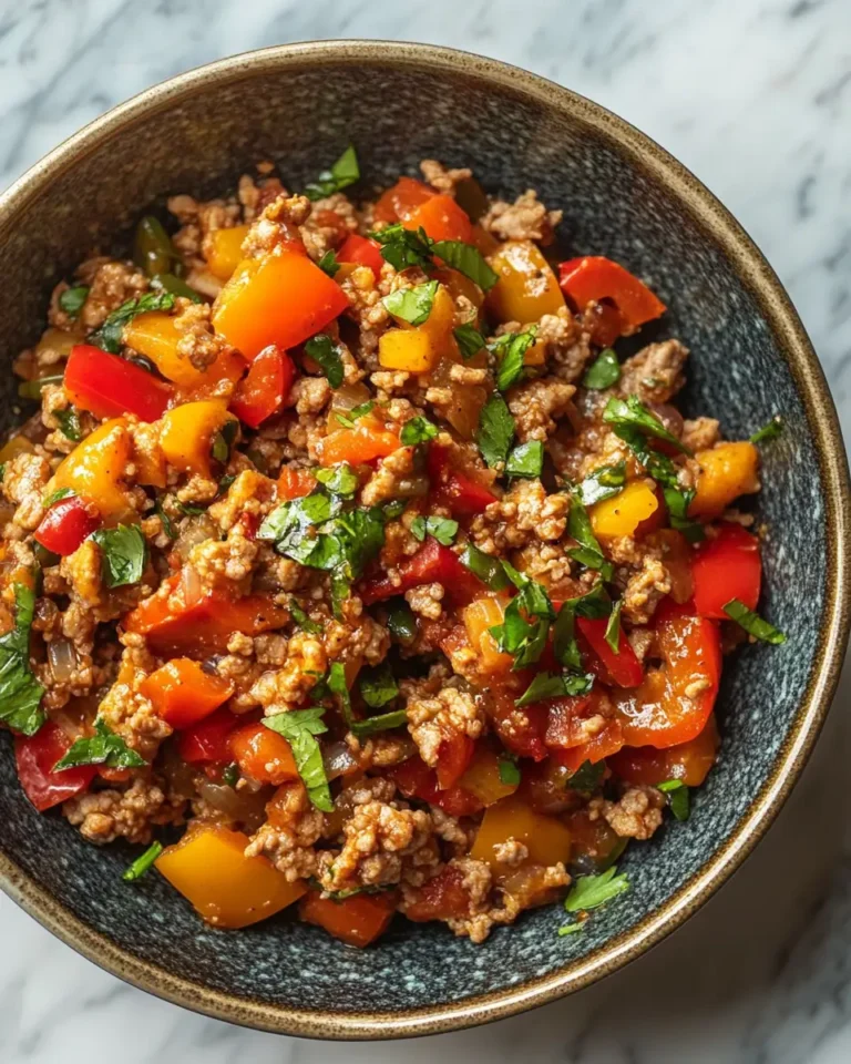 Sizzling Sensations: Ground Turkey and Peppers Delight - Featured Image