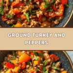 Savory Ground Turkey & Peppers Skillet 🍗🌶️