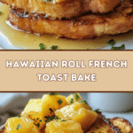 Hawaiian Roll French Toast Bake 🍞🌺