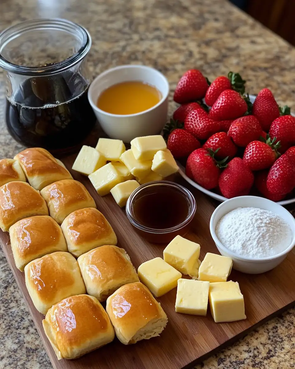 Ingredients for Hawaiian Roll French Toast: A Tropical Twist on a Breakfast Classic
