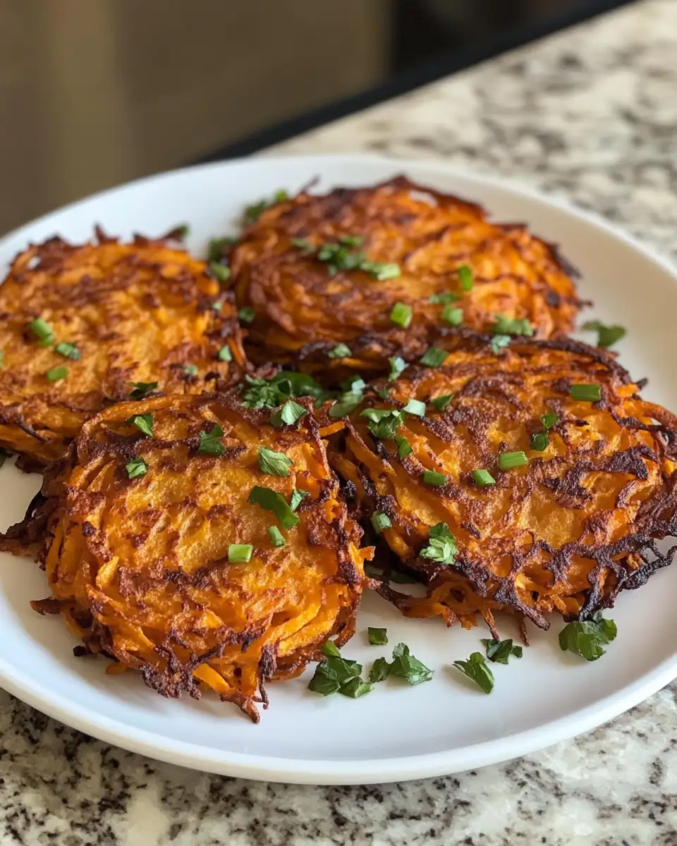 Final dish - Crispy and Nutritious: Dive into Healthy Sweet Potato Hash Browns
