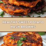 Crispy Healthy Sweet Potato Hash Browns 🍠🥔