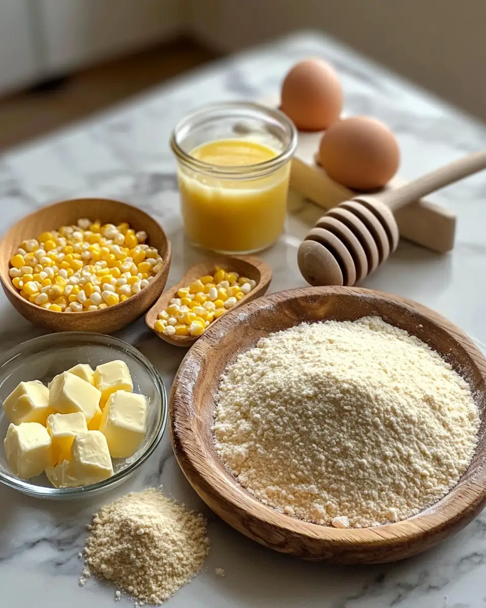 Ingredients for Irresistible Honey Butter Cornbread Poppers You Need to Try Tonight