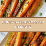 Honey Garlic Roasted Carrots 🥕🍯