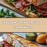 Italian Grinder Salad Sandwich 🥪🇮🇹