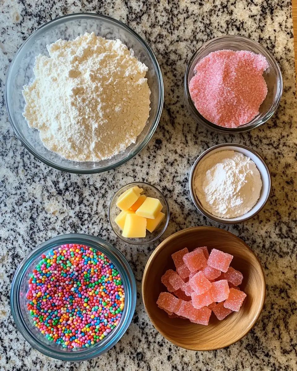 Ingredients for Deliciously Fun Jello Sugar Cookies to Sweeten Your Day