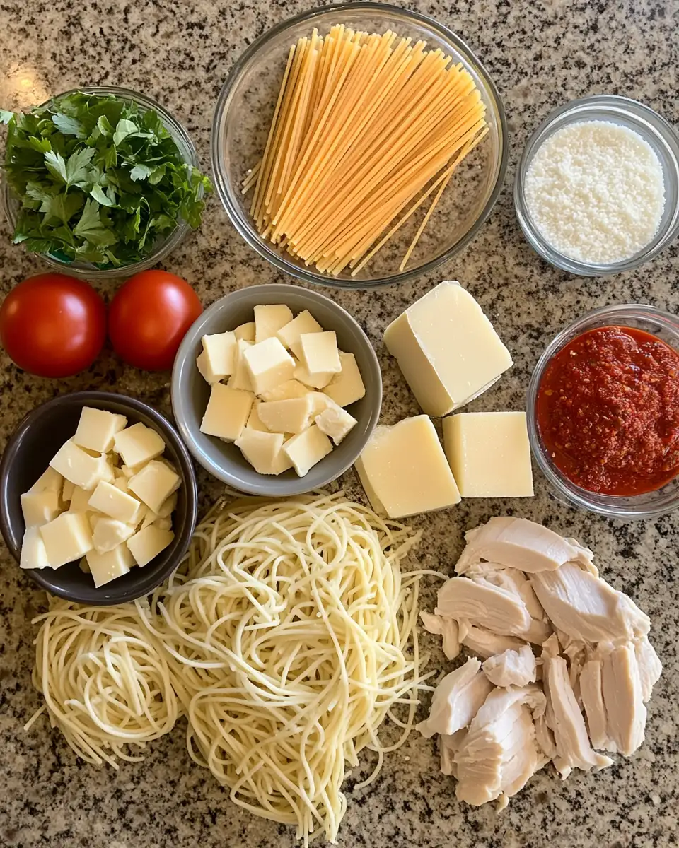 Ingredients for Monterey Chicken Spaghetti: A Flavorful Twist on a Classic Dish