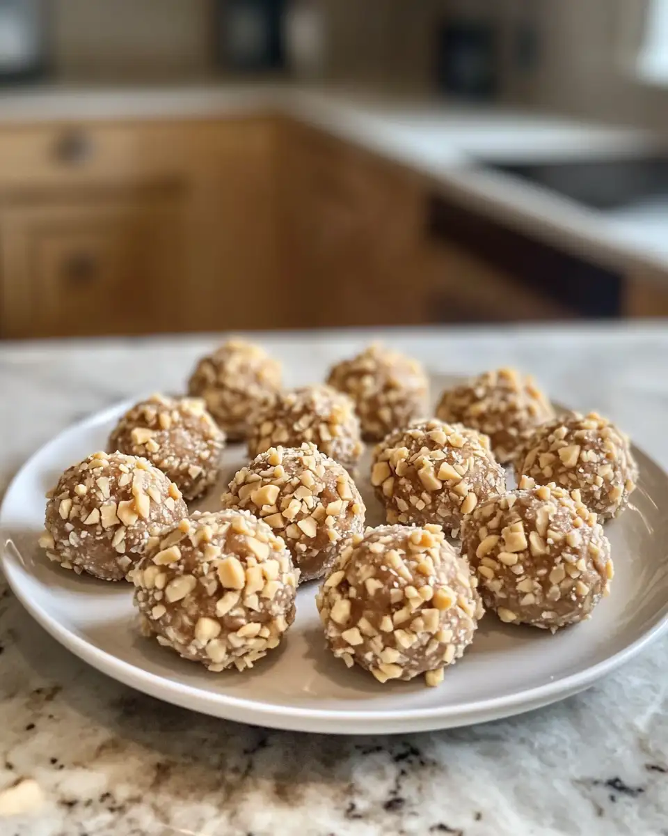 Final dish - Irresistible No-Bake Peanut Butter Cheesecake Balls: Your New Favorite Treat