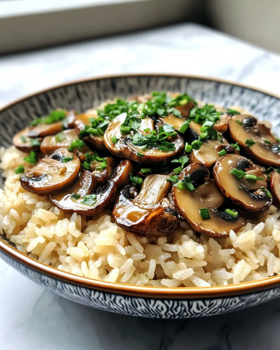 Savor the Simplicity: One-Pot Soy Sauce Mushroom Rice Delight - Featured Image