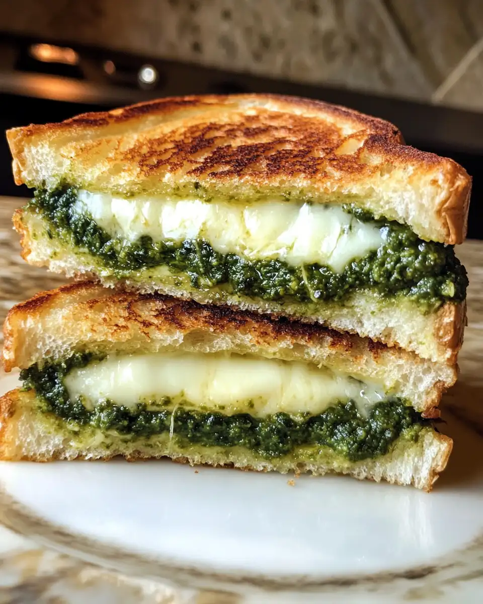 Irresistible Pesto Grilled Cheese: A Gourmet Twist on a Classic - Featured Image