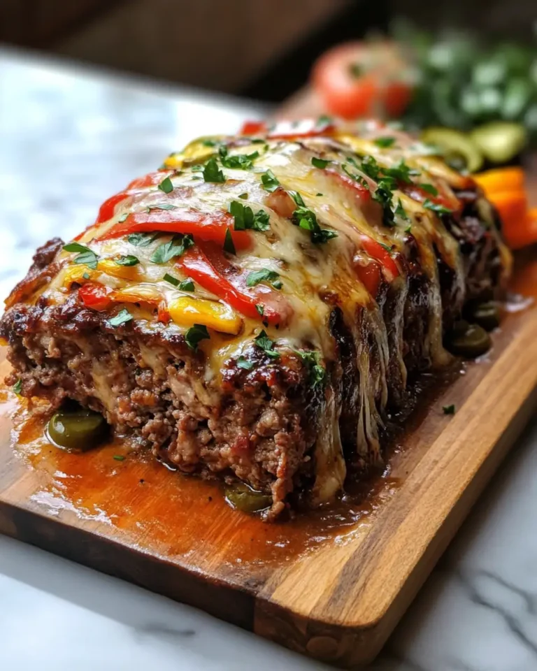 Ultimate Philly Cheesesteak Meatloaf Recipe That Will Blow Your Mind - Featured Image