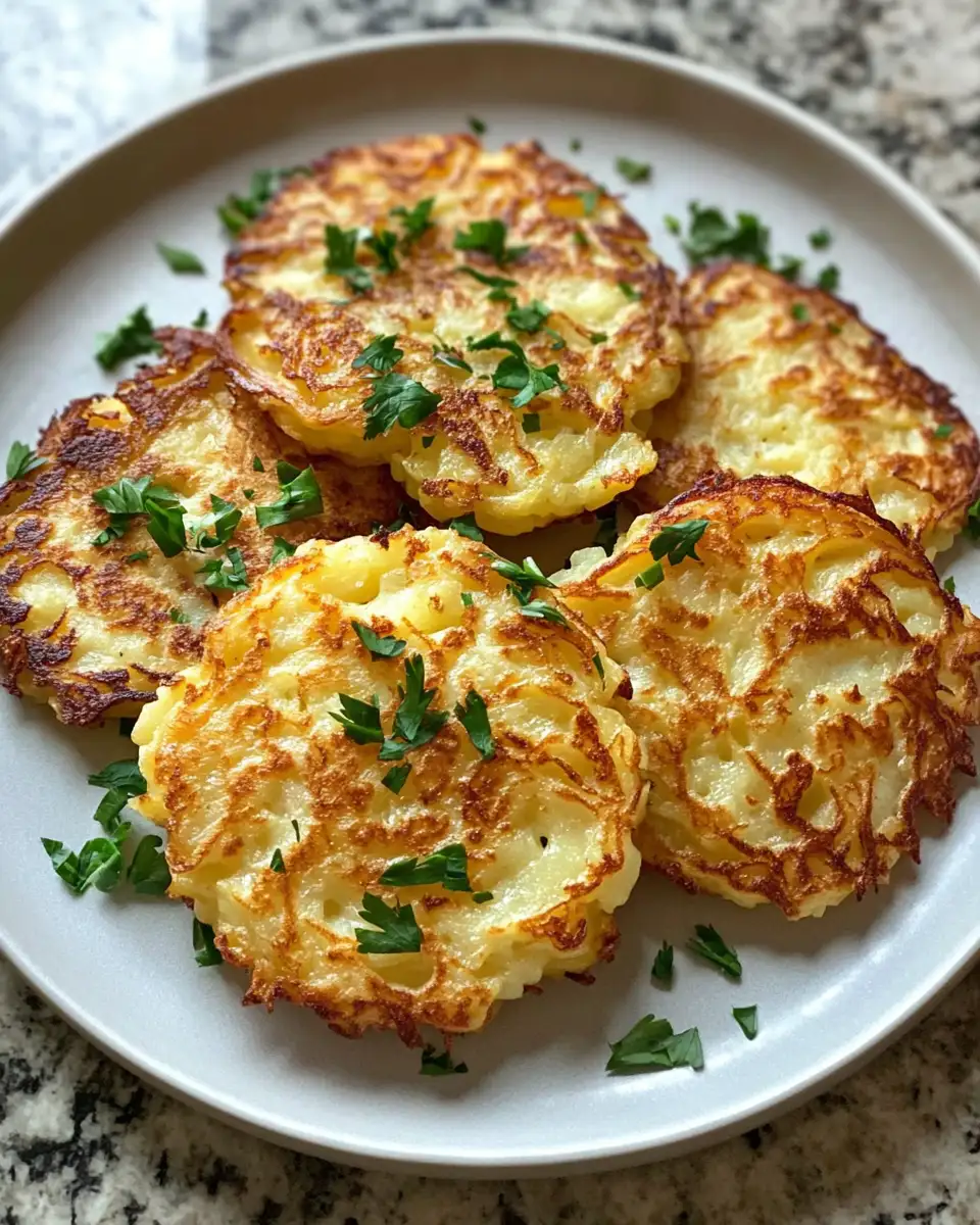 Final dish - Crispy Potato and Onion Cheese Pancakes You Need to Try