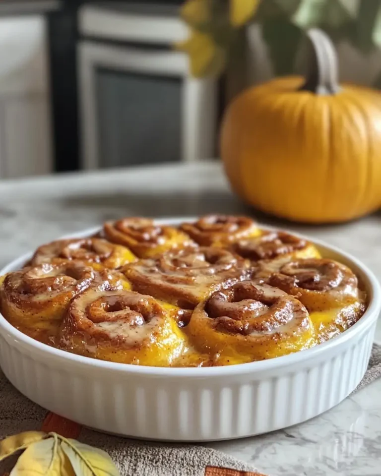 Cozy Up to Fall with Irresistible Pumpkin Cinnamon Roll Bake - Featured Image