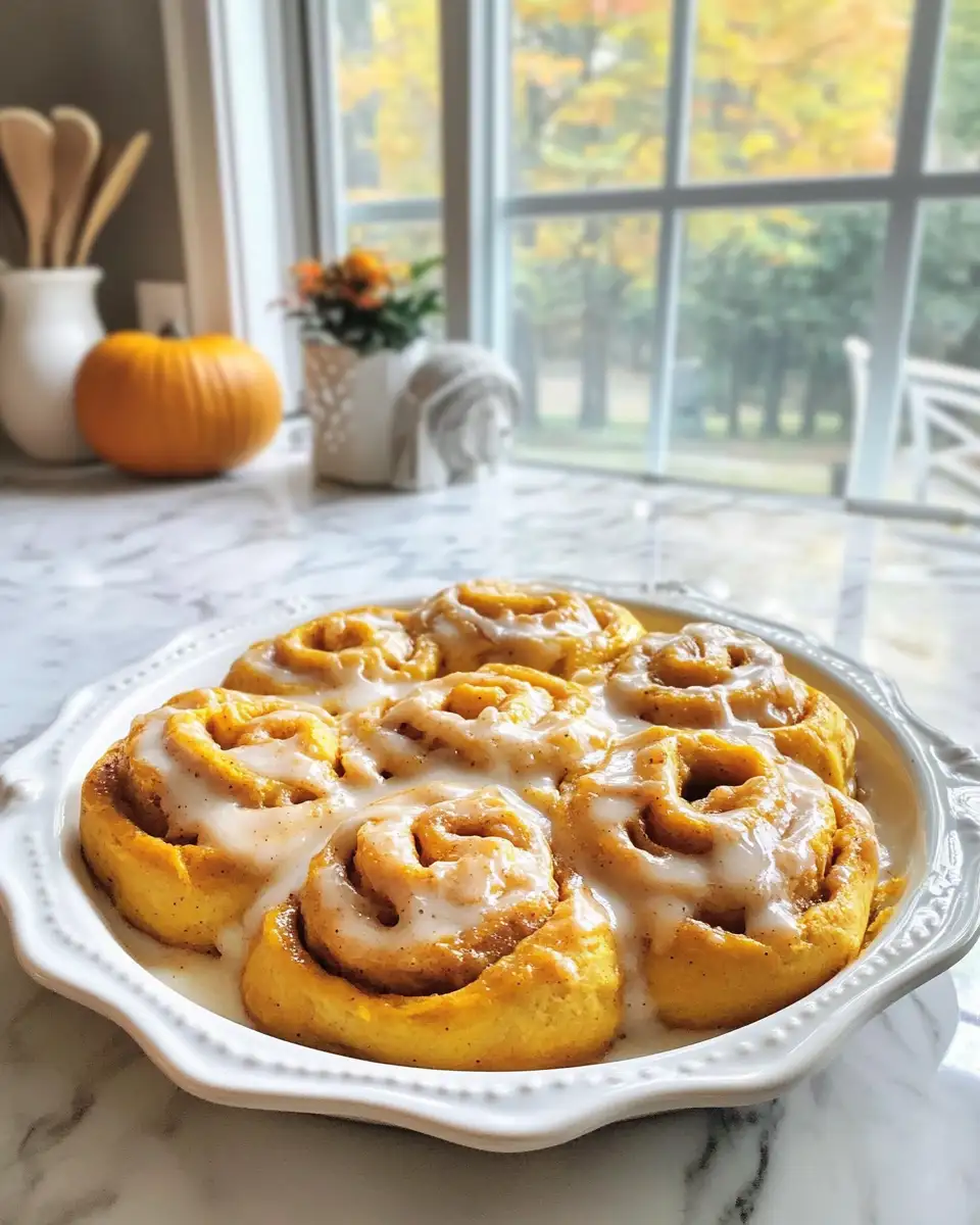Final dish - Autumn Bliss in Every Bite: Irresistible Pumpkin Cinnamon Rolls